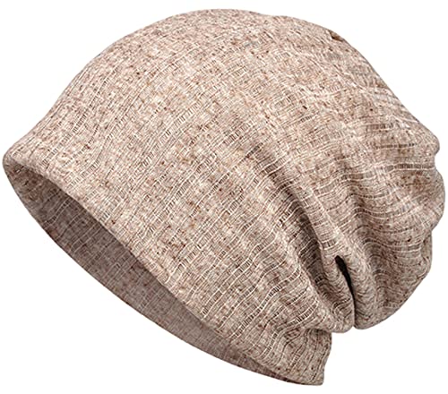 BESTORI Gorro feminino descontraído para quimioterapia, chapéu de Snood para câncer, Caqui, Tamanho