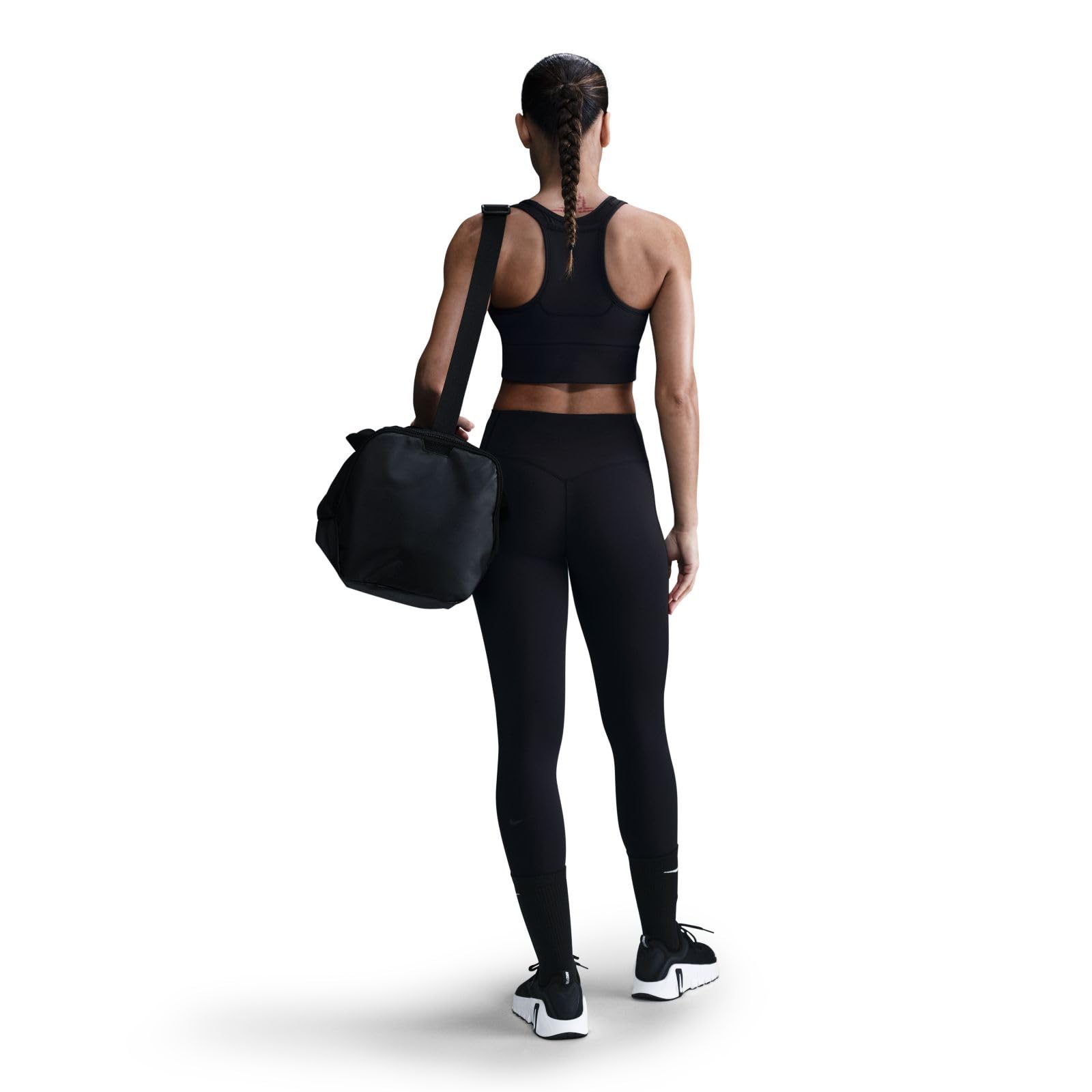 Nike Universa Legginsy 7/8 z kieszeniami, średni chwyt i wysoki ściągacz (damskie), czarny/antracytowy/szary Dk Smoke Grey, HQ6813-010, S