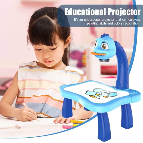 Drawing Projector Desk For Kids, Drawing Projection Toy With Lights And Music,Gifts For Kids, Learning Projector For Boys And Girls #TOP6