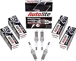 Autolite APP5863 Double Platinum Automotive Replacement Spark Plugs (4 Pack)
