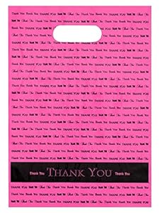 Bags Direct THD0912PNK Kunststoff Einkaufstasche 50 Stück