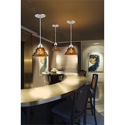 Image of Westinghouse 7028400 Single-Light Mini-Pendant Kit with Nickel Finish