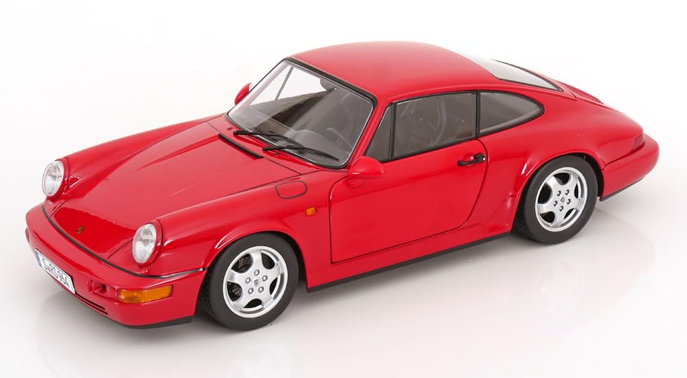 KK Scale KKDC120242C - Porsch. 911 (964) RS with Cup Rims Red 1992 with Openings - Scala 1/12 - modellino Auto