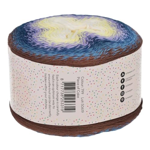 Image of Scheepjes Whirl Birthday Cake Yarn, Piece of Cake 799, 1 Cake, 1,094 yd (1,000 m)