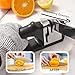 HOTEC 4in1 Knife Sharpener, 3 Stage Manual Sharpener for Sharpening Kitchen Knives 1 Stage for Scissors- Ceramic Stone, Tungsten Carbide Plates, Diamond rods