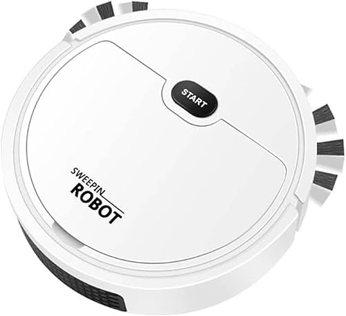 Robot aspirador, USB inteligente 3 en 1, súper delgada, potente succión, silenciosa, aspiradora robótica de carga automática, limpia suelos duros a