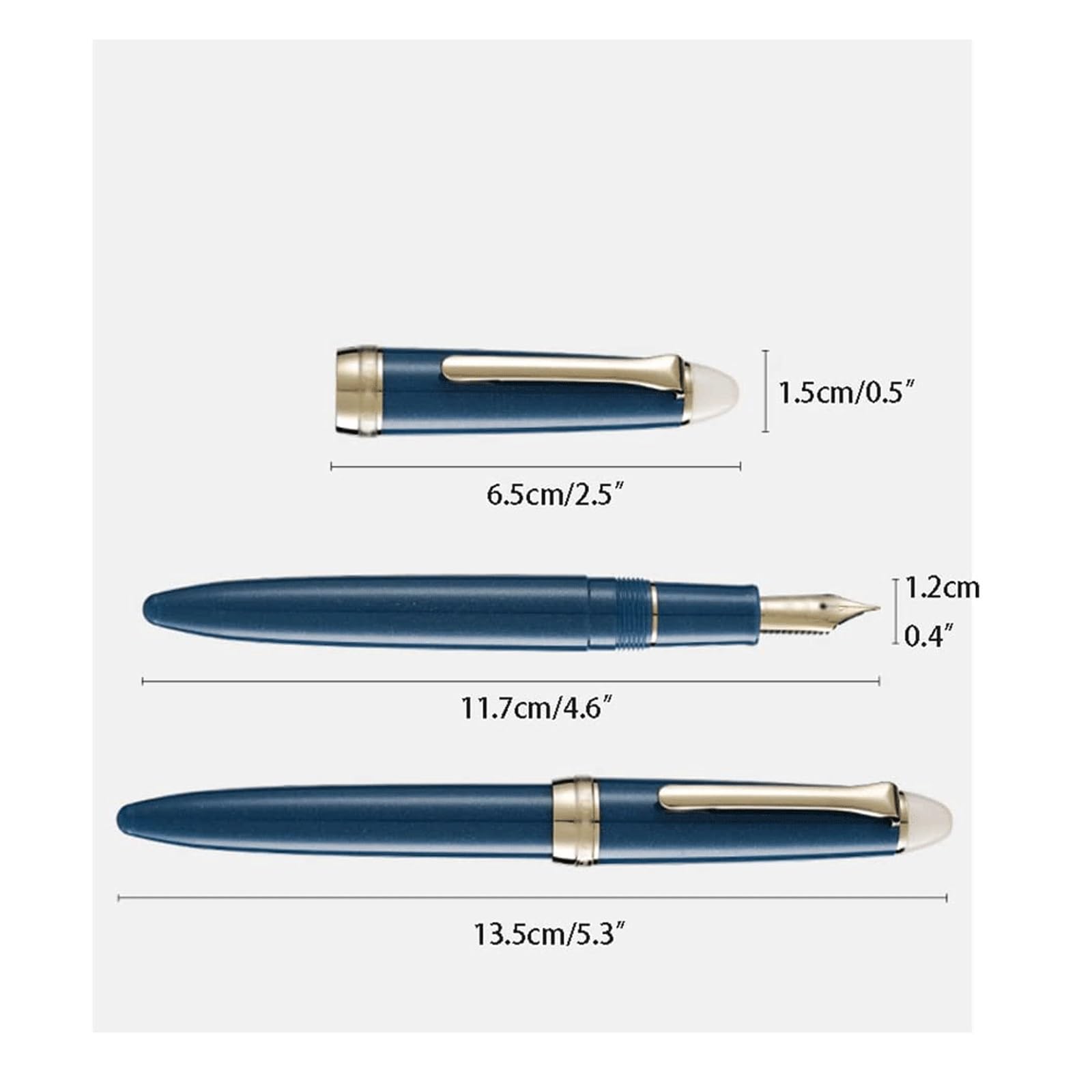 Hochwertiger Füllfederhalter mit 0,4 mm feiner Feder for sanftes Schreiben, Kalligrafie und luxuriöse Signatur – ideal for Damen und Herren.(Purple)