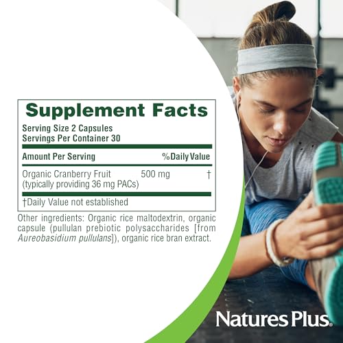 NaturesPlus Organic Cranberry Capsules