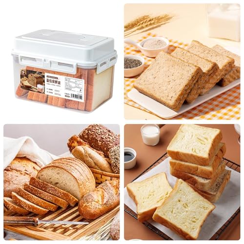 Panera hermética para encimera y despensa con tapa y asa de cocina 7