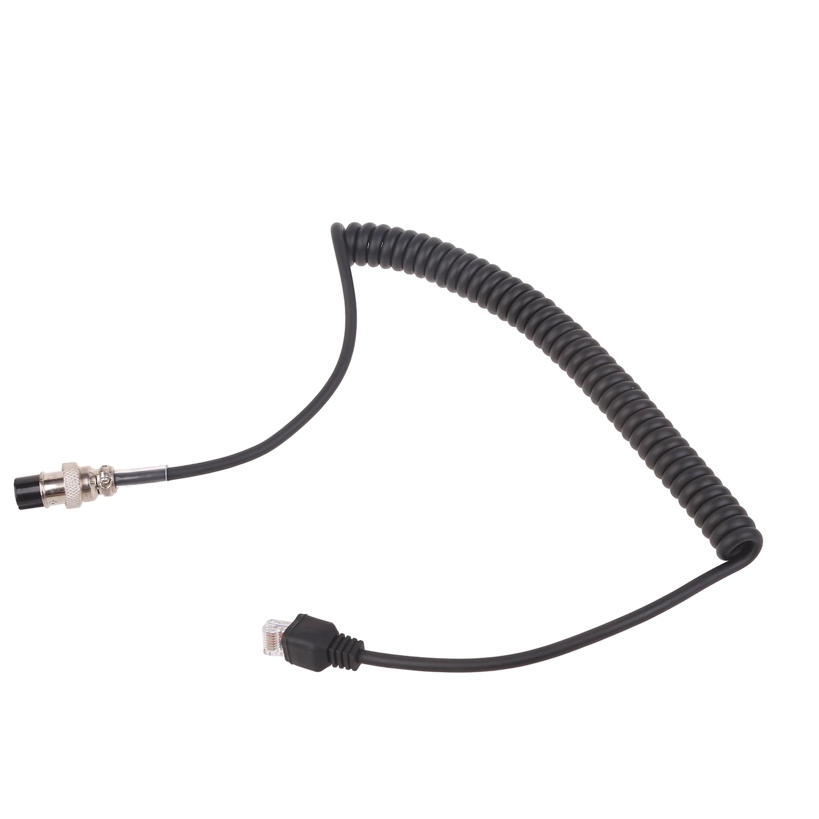 Necvior Two Way Radios Speaker Mic Cable 8 Pin to RJ45 Speaker Cable for Yaesu FT-847 FT840 FT-1000 FT-2000 FT920 FT950 Rj45 8-pin Modulars T-Adapter