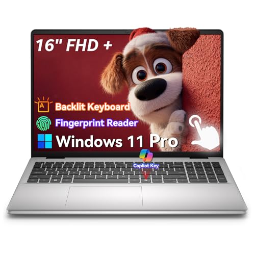 Dell 16 �^�b�`�X�N���[���m�[�g�p�\�R�� DC16251�AIntel Core 7 150U (�ő�5.4GHz)�A32GB DDR5�A1TB SSD�A16:10(1920 x 1200) 300 Nits�f�B�X�v���C�A�w��&�o�b�N���C�g�t��KB�AW