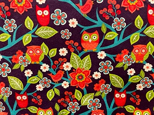 NEW! 'NUGGLEBUDDY Microwavable Moist Heat & Aromatherapy Organic Rice Pack.Forest Owl Fabric with Spearmint Eucalyptus Aromatherapy. Nature's Approach to Pain Relief! Organic Rice Heating Pad