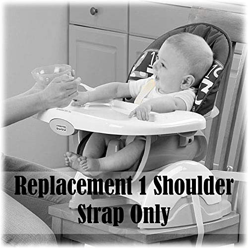 Replacement Strap For High Chair - Fisher-Price Space-Saver Highchair W4120 - Includes 1 Replacement Shoulder Strap - Fits Many Models #TOP4