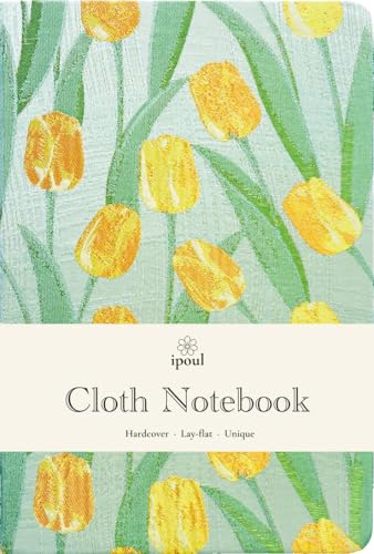 Carnet de notes fleur motif tulipe format A5 à pages blanches pour le dessin
