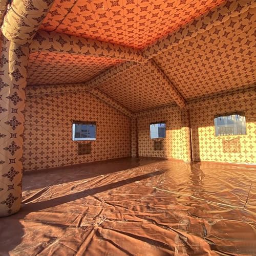 Carpa inflable grande para camping al aire libre con toldo miniatura 7