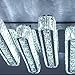 Modern Crystal Chandeliers 6 Lights LED Flush Mount Ceiling Light 20.4