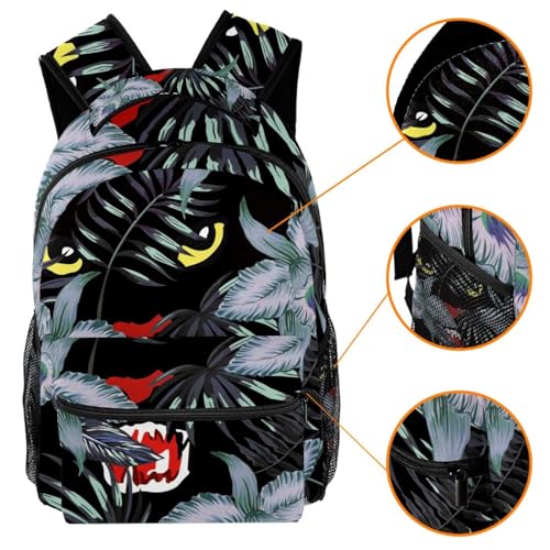 Sac à dos jungle panthère pour sorties de cours et week-end