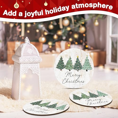 Panneau décoratif en bois de Noël compact pour petits espaces de bureau