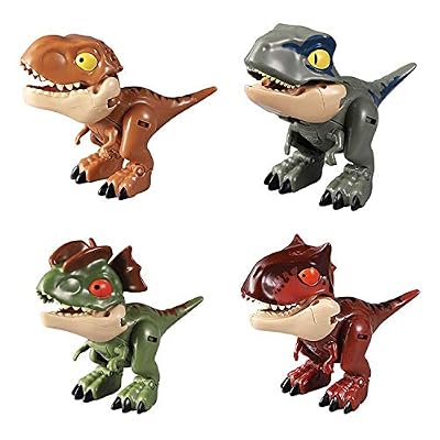 Dinosaur Robot Transforming Toys?4Pcs Transformers Dinosaur Robot for Kids