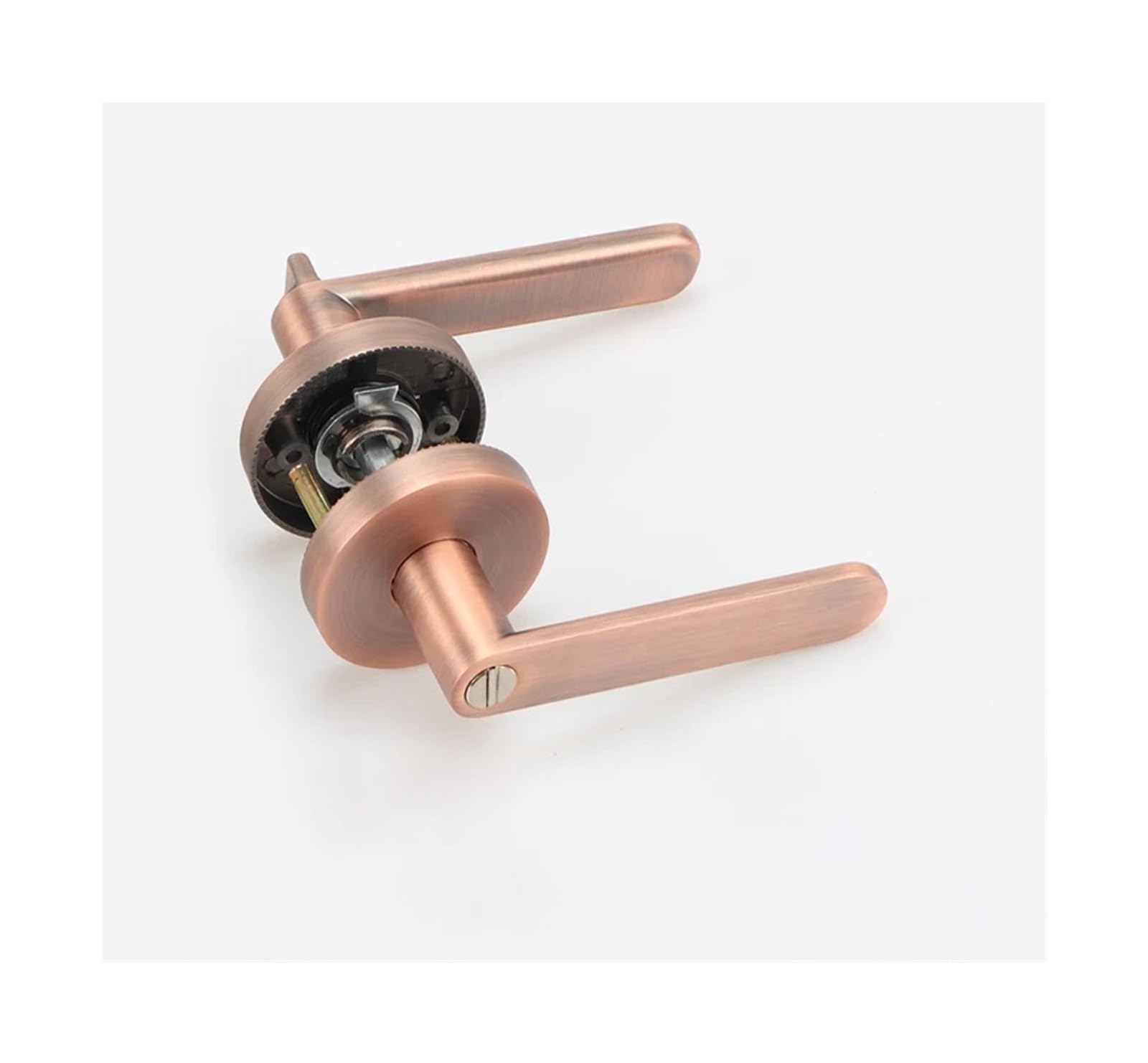 SJLOYNWQ Interior Door Lock Three-Pole Handle(Honggu-keyless)