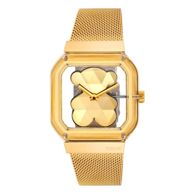 TOUS Montre analogique avec bracelet en acier D-Bear Party