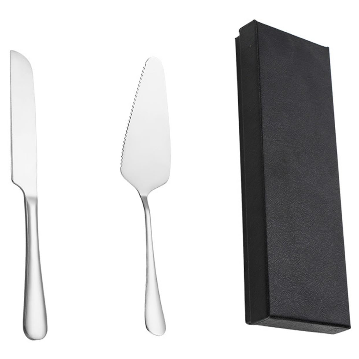 NAMOARLY 1 Set Cake Knife Set Pie Pastry Birthday Cake Server Cake Cutting Supplies Baking Tool Cake Cutter Cake Cutting Cutters Kitchen Cake Spatula Cake Slicer Stainless Steel Silver