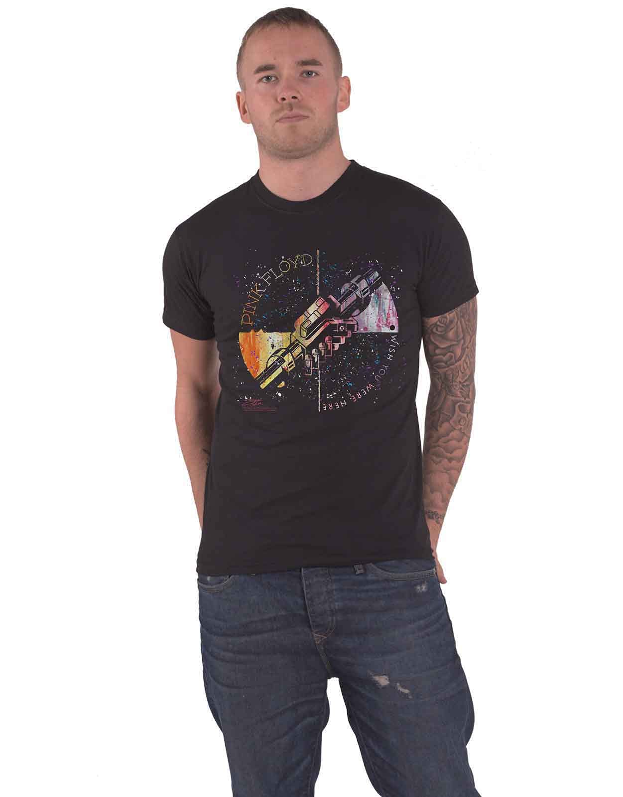 Paradiso Clothing Unisex Pink/Orange Floyd Machine Greeting T Shirt - L