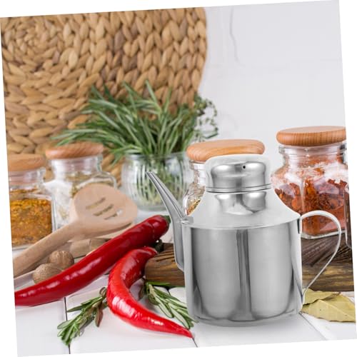 Recipiente para aceite elegante para aliñar ensaladas y servir en la mesa 7