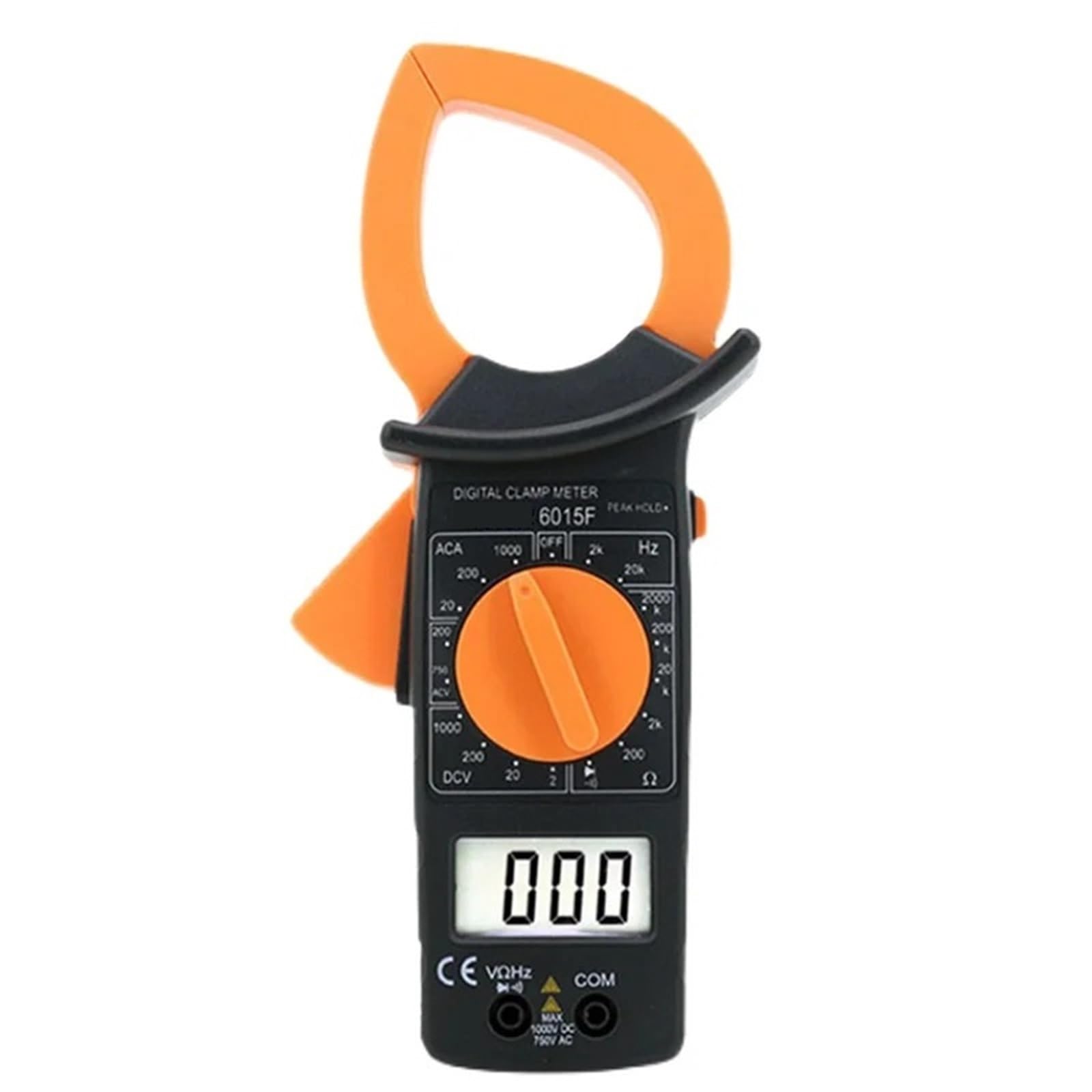 Pinza amperimétrica digital 6015F de alta corriente y 1000 A, medidor de caudal con pinza, frecuencia DM6266(Dm6266)