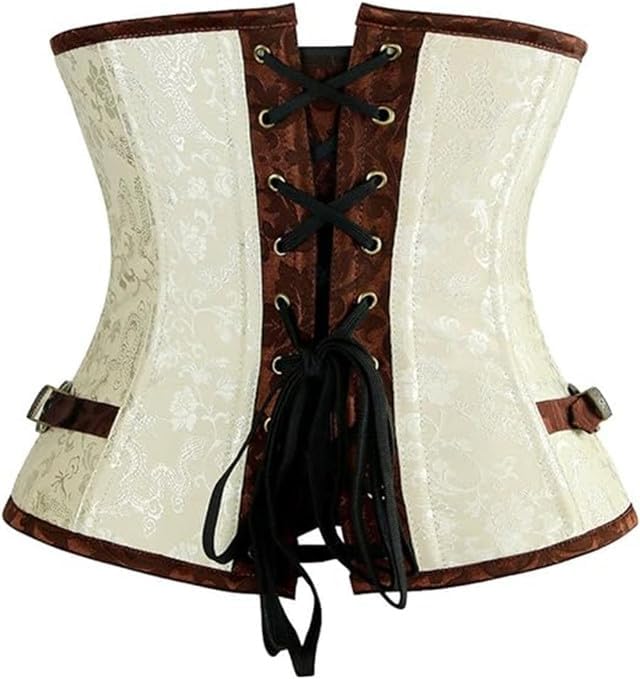Moonight Underbust Corset Steampunk Half Waist Corset Bustier Underbust Waist Cincher - Image 2