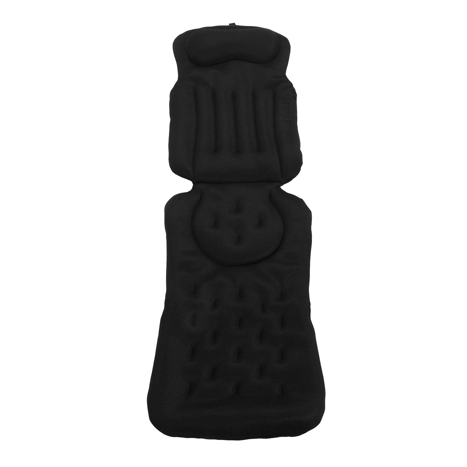 Poduszka do Kąpieli Całego Ciała, Ergonomiczne Podparcie Szyi i Pleców, Lekka Poduszka Spa z Tkaniny Siatkowej 4D Zapewniająca Wygodne Zanurzenie (BLACK)