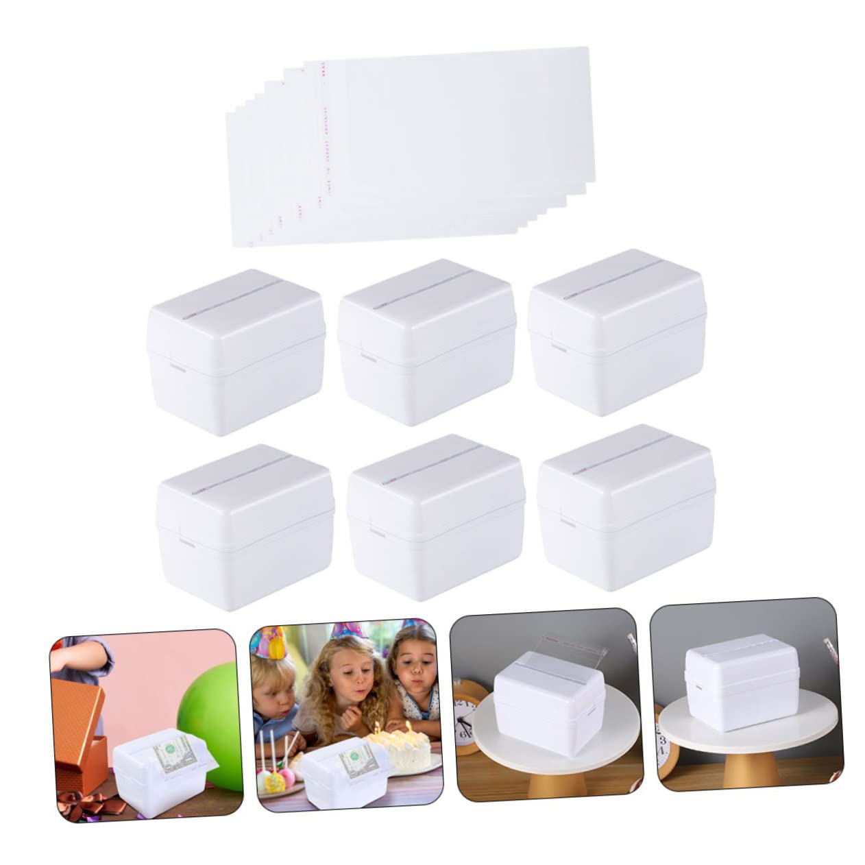 BESTonZON Coffret 2 Sets extracteur de gâteau Distributeur Buse grattoir à gâteau poche à douille accessoires de gâteau accessoire de gâteau cas de gâteau d'argent Plastique blanche