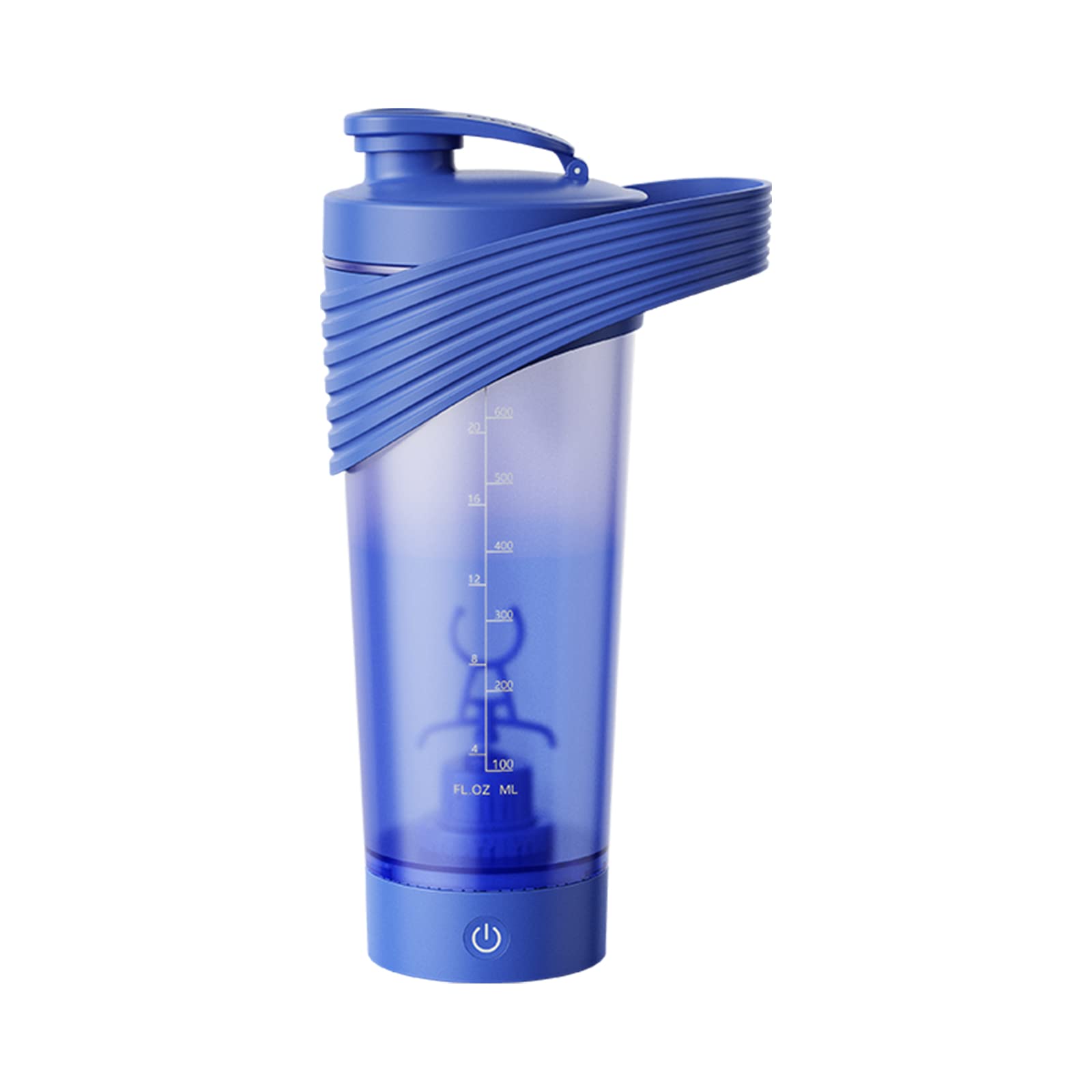 Bottiglia di proteine elettriche BOTCA Auto -mescola della tazza di vortice miscelatore ricaricabile miscelabile miscelazione di proteine caffettiera cacao in polvere per ufficio (Blu)