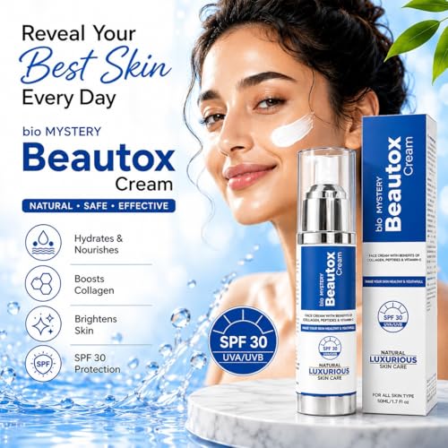 Image of Beautox Face Cream SPF 30 | Broad Spectrum Daily Moisturizer with Anti-Wrinkle Peptides & UV Protection | 50 ml / 1.7 oz | Anti-Aging, Hydrating, and Skin Firming Cream