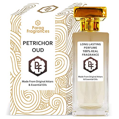 Parag Fragrances Petrichor Oud Eau De Perfume 60ml (Unisex) Long Lasting Perfume With Imported Crystal Glass Bottle