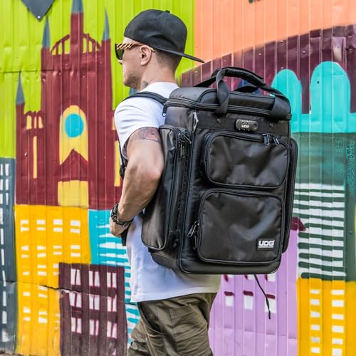 Image of UDG U9022BL /OR Large Producer Bag - Black /Orange
