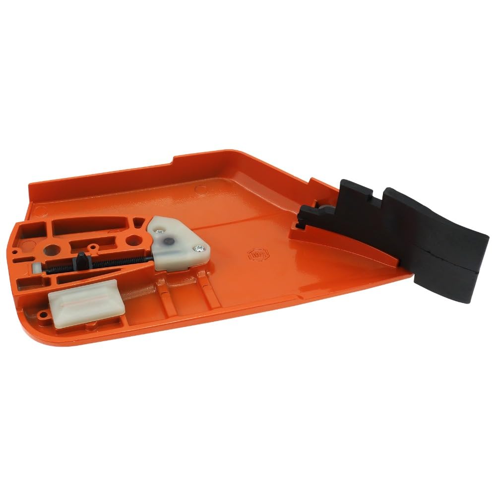 Cubierta de Embrague Lateral Freno Cadena, Compatible con Motosierra Husqvarna 365 372 372XP 371 362 385 390 570 575 Piezas de Motocicletas