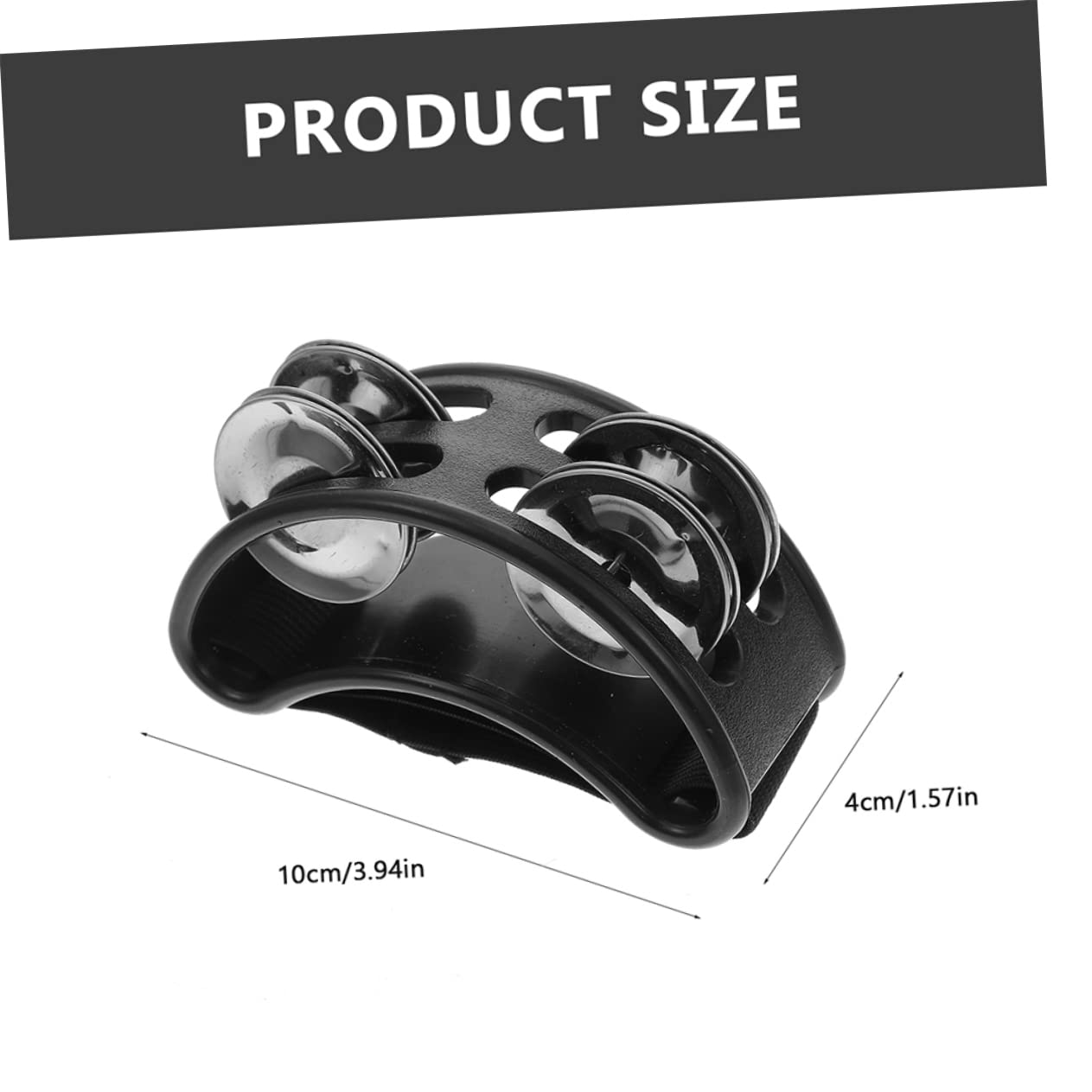 SUPVOX 6pcs Foot Tambourine Jingle Bell for Adults and Girls Toys Foot Musical Instrument Accessory