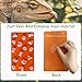 Okueejur Mini Reptile Rock Climbing Wall, Terrarium Enclosure Enrichment & Habitat Décor for Bearded Dragons, Geckos, Lizards, Snakes, Tree Frogs and Small Amphibians (Orange & Pink)