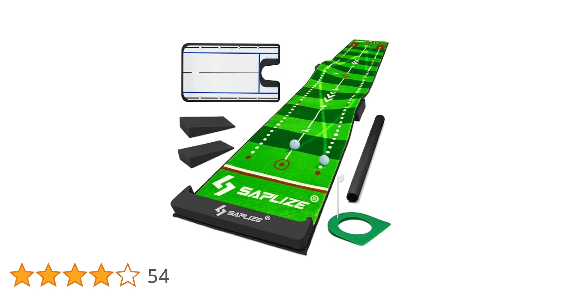 Amazon | SAPLIZE セープライズゴルフパター練習用マット 軌跡が
