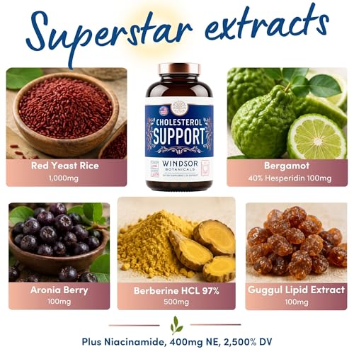 WINDSOR BOTANICALS Cholesterol Support Capsules