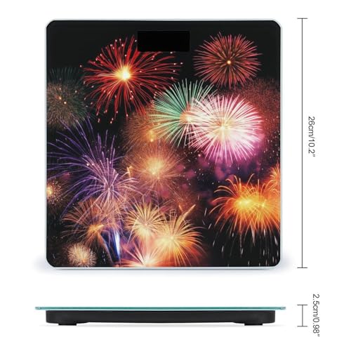 Báscula de baño digital con vidrio templado y pantalla LCD miniatura 2