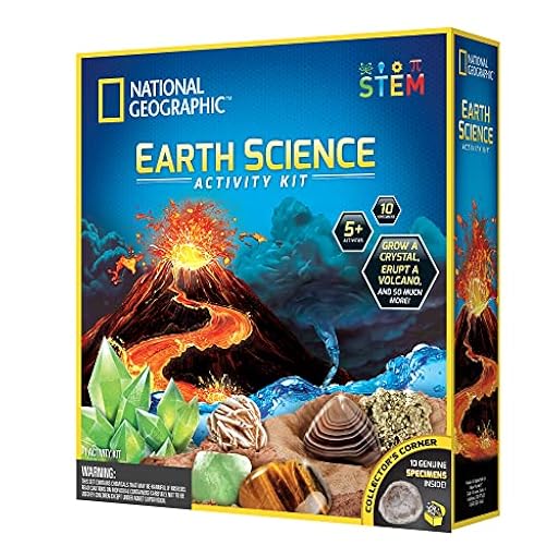 National Geographic - Kit Maxi del Explorador Ciencias de la Tierra - 5 experimentos científicos (Volcán, Tornado…) & 8 mineales Incluido - Juego Científico y Educativo - Stem | Ya disponible en tu tienda friki favorita! En mundofriki.es!