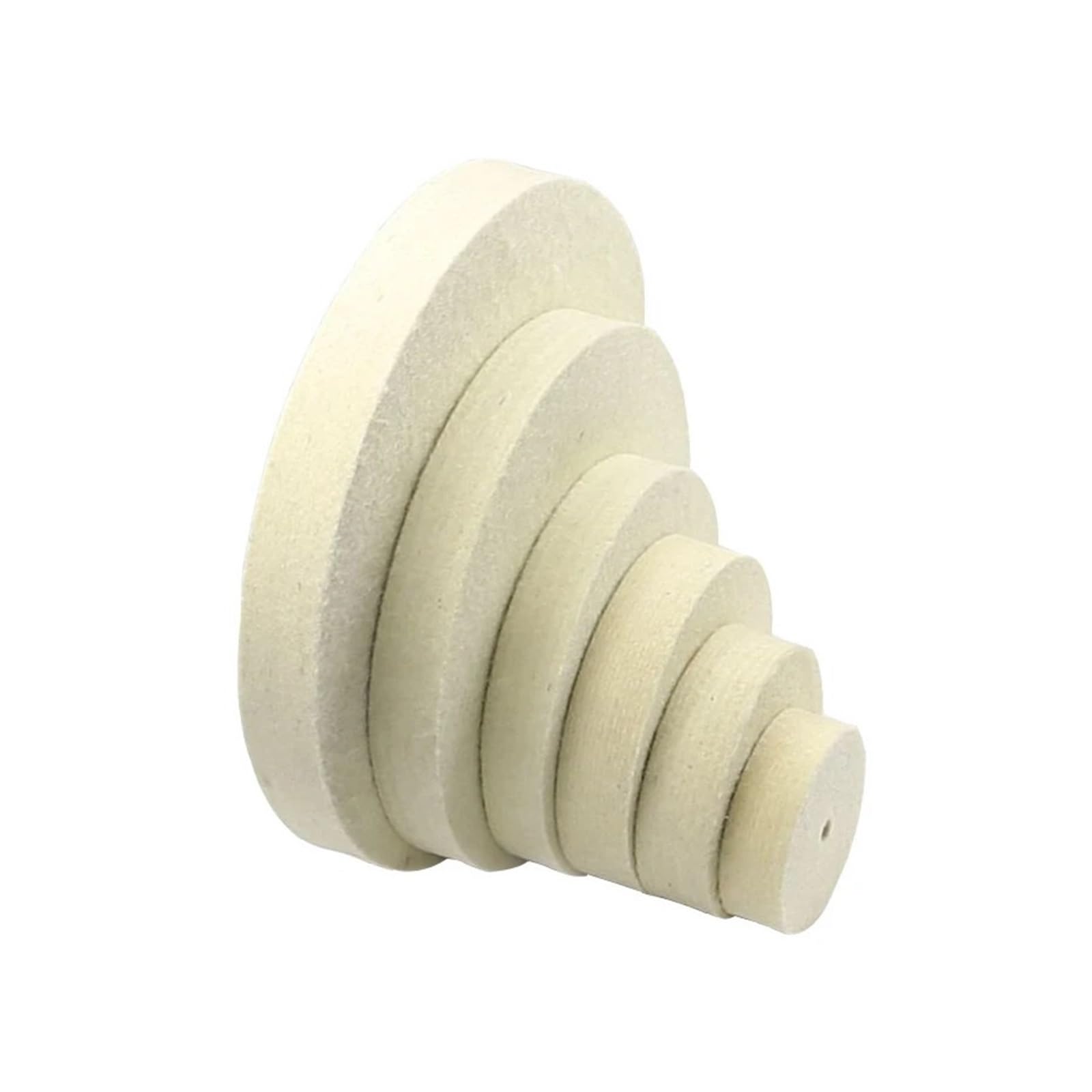 Rueda pulidora de fieltro de lana, herramienta amoladora de banco con acabado de superficie de espejo de Metal de Jade, 125-300mm x 25mm(12 inch 300mm)