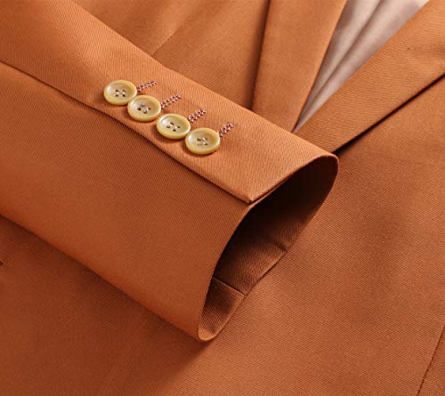 Mogu Prom Suits For Men Us Size Blazer 42/Pants 38 Brown #TOP6