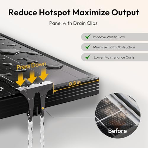 Image of JJN 100 Watt Solar Panel, N-Type 16BB High Efficiency 12 Volt Solar Panels, 25% High Coversion Rate Solar Module PV Charge for Boat Rooftop Caravan and Other Off-Grid System