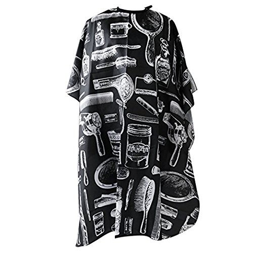 StyleZ Professional Hair Salon Nylon Barber Cape Hair Cutting Gown with Snap Closure for Kids and Adults - 59" x 47"