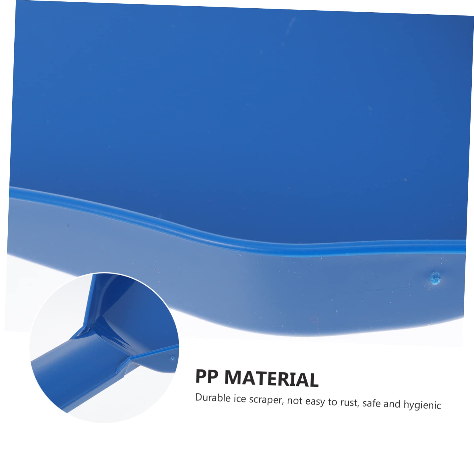 BESPORTBLE 2pcs Snow Blower Hand Tools Defrosting Spatula Squeegee for Car Cabinet Tools Refrigerator Ice Remover Ice Remover Scoop Fridge Ice Scraper Plastic Ice Car Squeegee Clean Pp Window