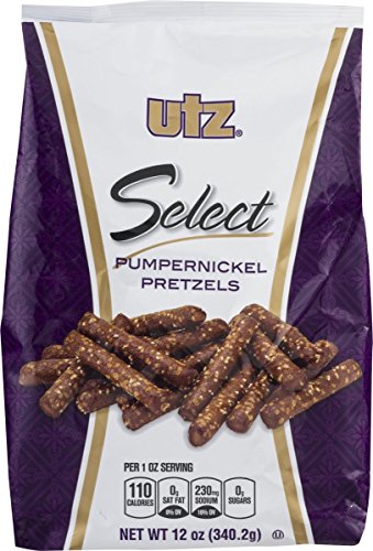 Utz Select Pumpernickel Pretzels 12 oz. Bag (3 Bags)