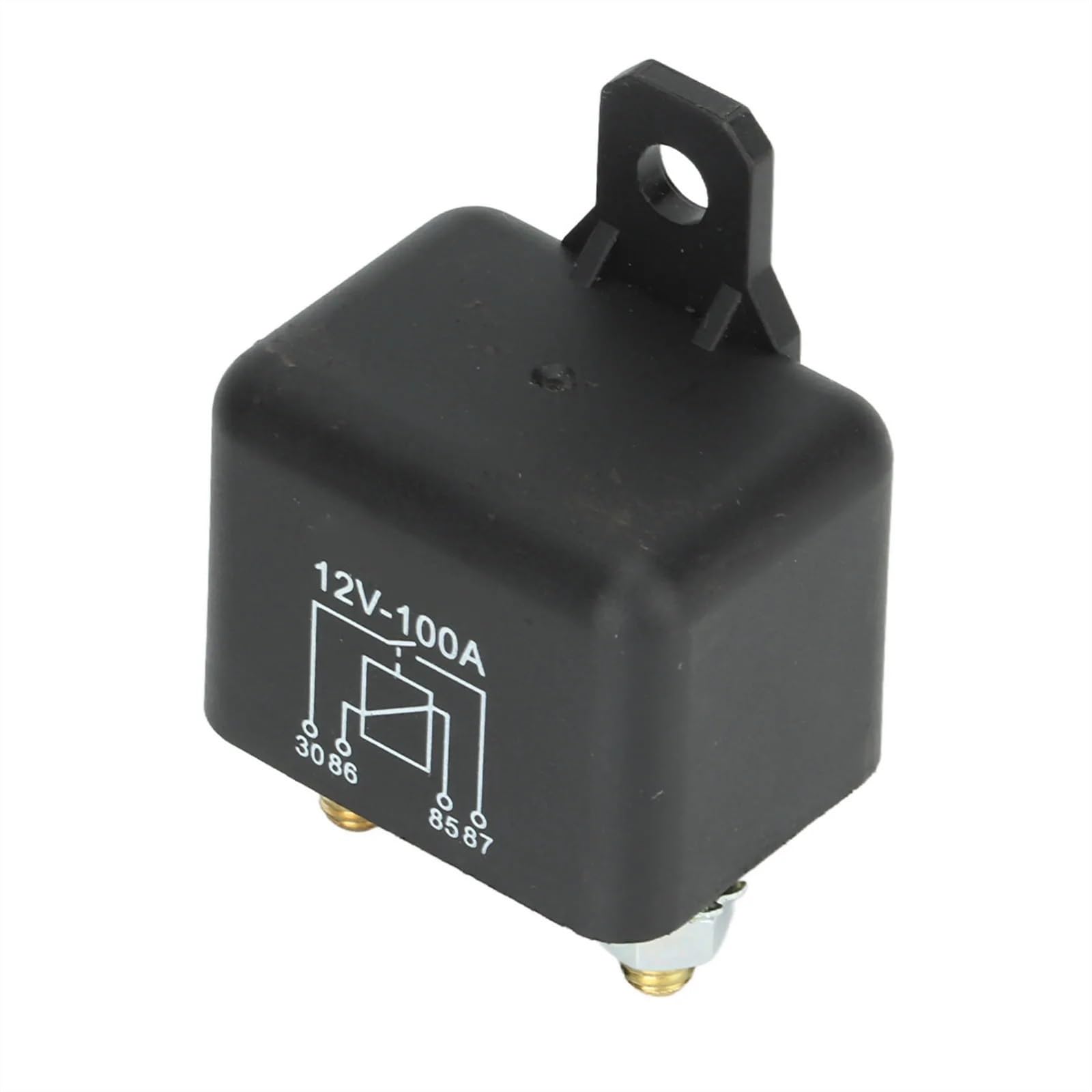 Solenoide de relé de arranque sin solenoide de relé for cortacésped, carrito de tractor de jardín, 4 pines, 12 V, 100 A
